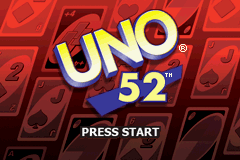 Uno 52 Title Screen